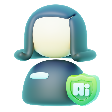 Avatar Save Ai  3D Icon