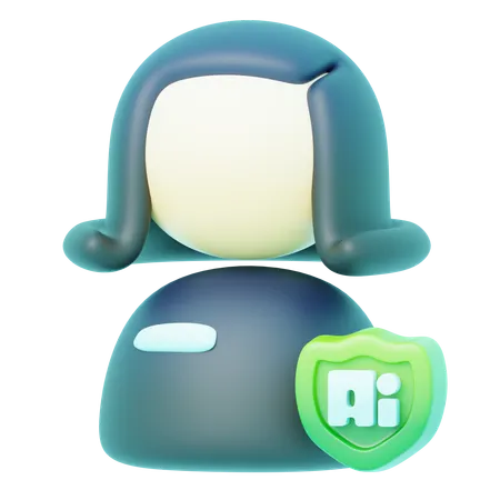 Avatar Save Ai  3D Icon