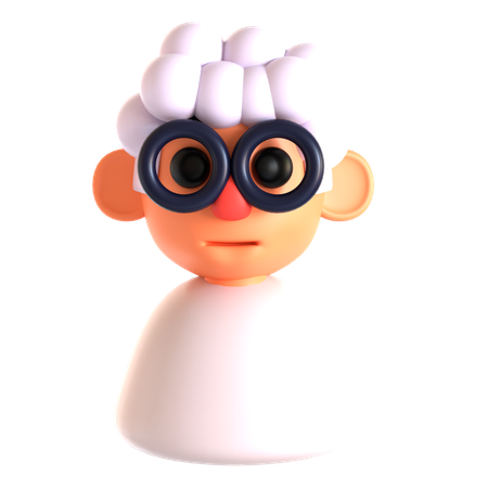 Avatar Scientist  3D Icon