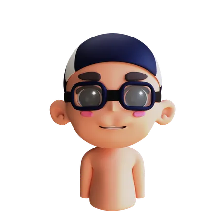 Avatar Swimmer  3D Icon