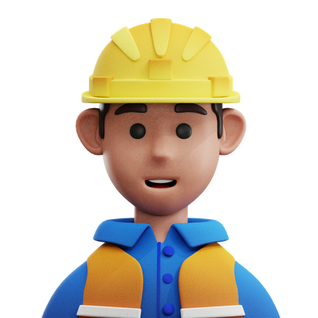 Avatar de trabajador  3D Icon