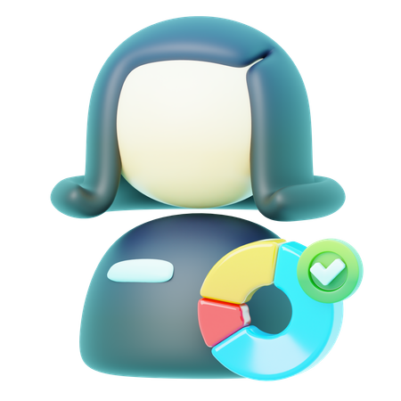 Avatar Trusted Analys  3D Icon