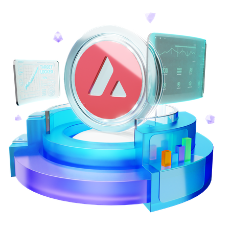 Avax  3D Icon