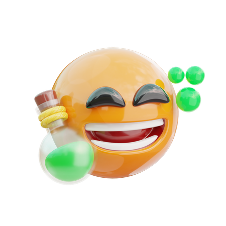 Avec un emoji de potion  3D Icon