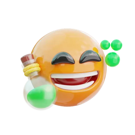 Avec un emoji de potion  3D Icon