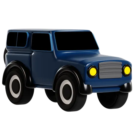 Aventuras off-road de jipe robusto  3D Icon