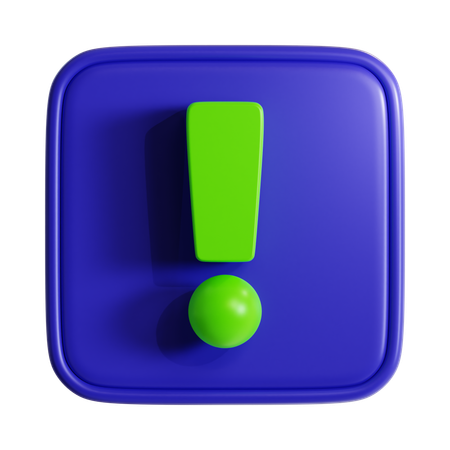 Avertissement  3D Icon