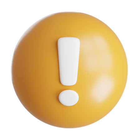 Avertissement  3D Icon