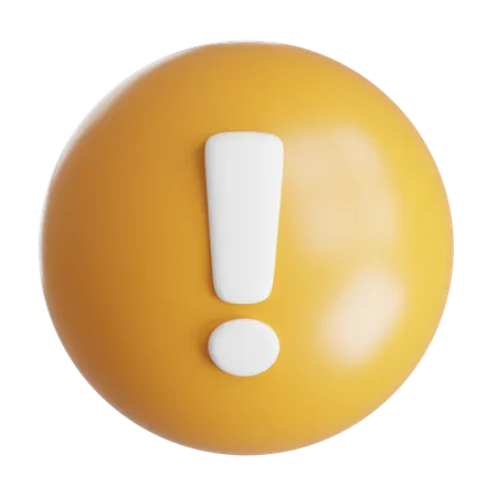 Avertissement  3D Icon