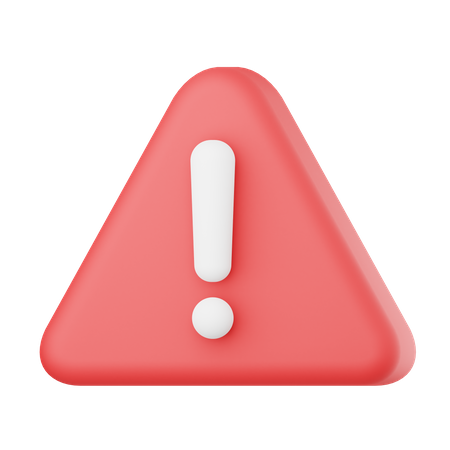 Avertissement  3D Icon