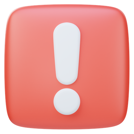 Avertissement  3D Icon
