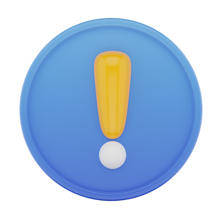 Avertissement  3D Icon