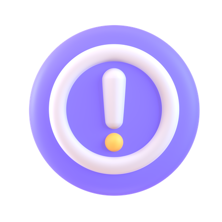 Avertissement  3D Icon