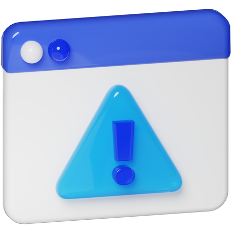 Avertissement  3D Icon