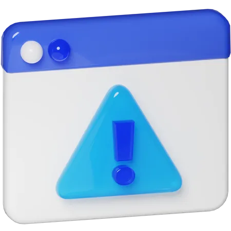 Avertissement  3D Icon