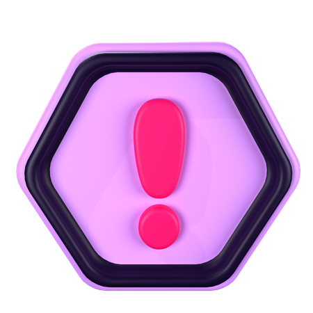 Avertissement  3D Icon