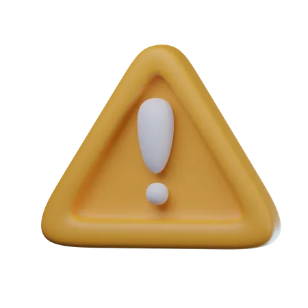 Alerte d'avertissement  3D Icon