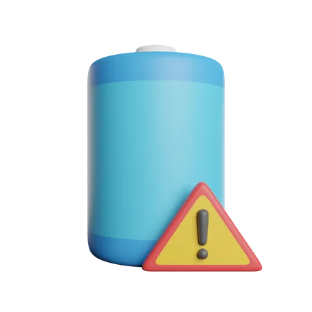 Avertissement de batterie  3D Icon