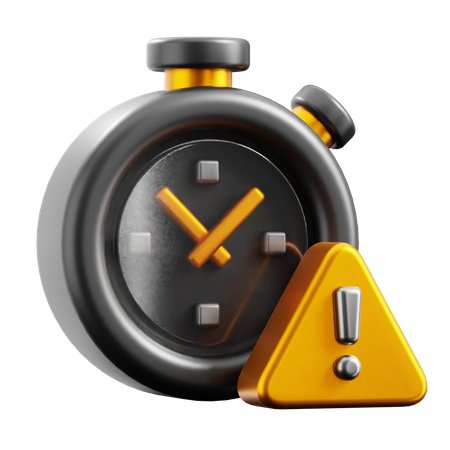 Avertissement de temps  3D Icon