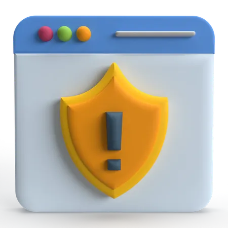 Navigateur d'avertissement  3D Icon