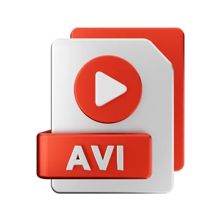 AVI File  3D Illustration