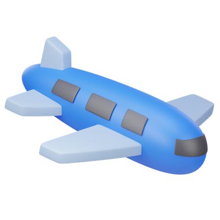 Avião  3D Icon