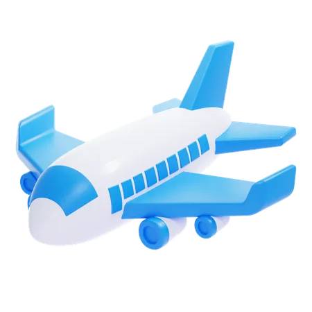 Avião  3D Icon