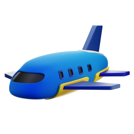 Avião  3D Icon