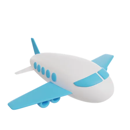 Avião  3D Icon