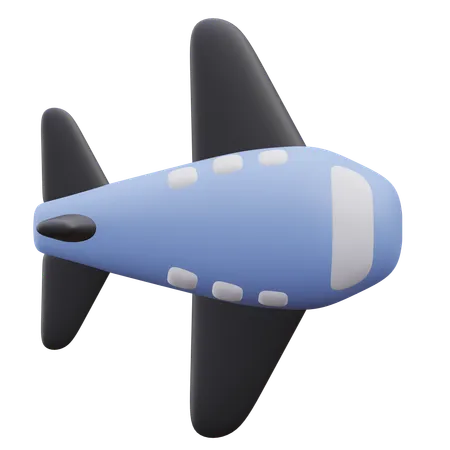 Avião  3D Icon