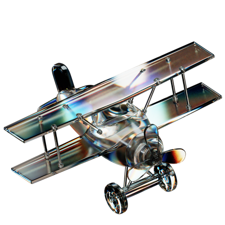 Avião  3D Icon