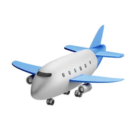 Avião  3D Icon