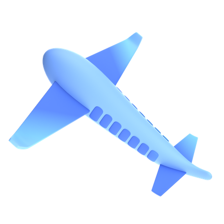 Avião  3D Icon