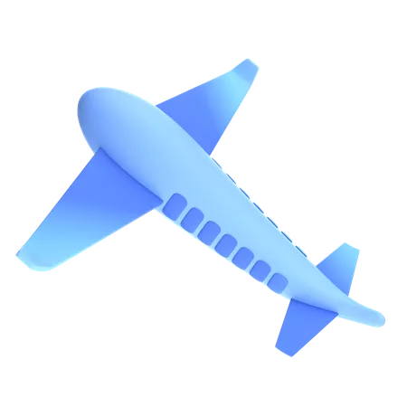 Avião  3D Icon