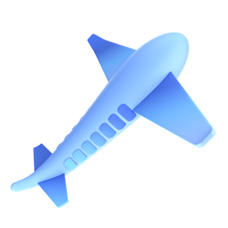 Avião  3D Icon