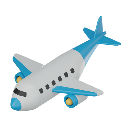 Avião  3D Icon