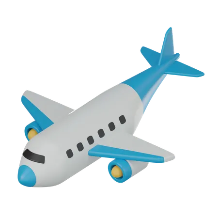 Avião  3D Icon