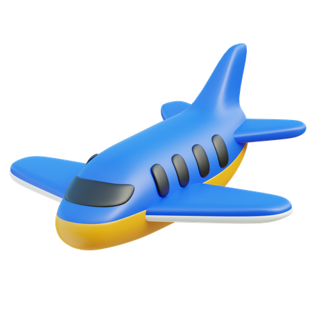 Avião  3D Icon