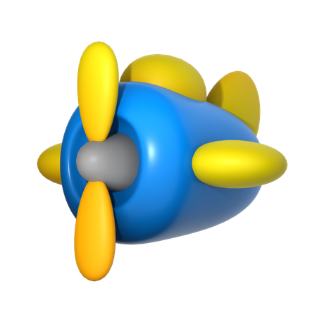 Avião  3D Icon