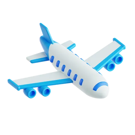 Avião  3D Icon