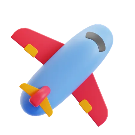 Avião  3D Icon