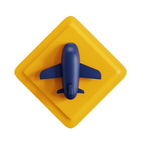 Avião  3D Icon