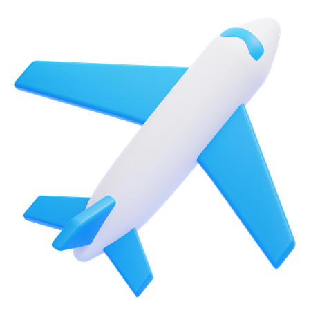 Avião  3D Icon