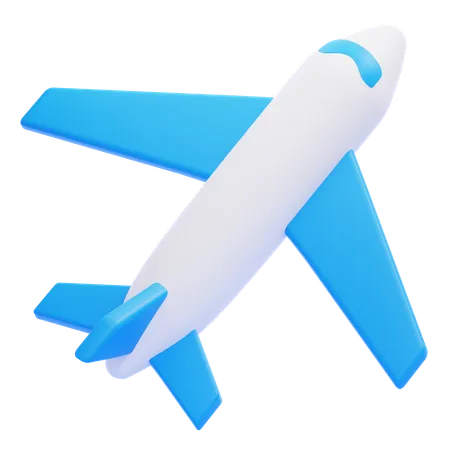 Avião  3D Icon