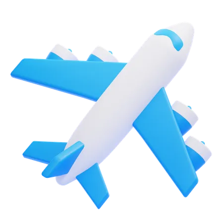 Avião  3D Icon