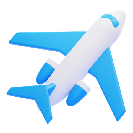 Avião  3D Icon