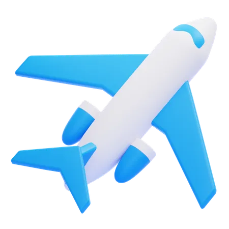 Avião  3D Icon