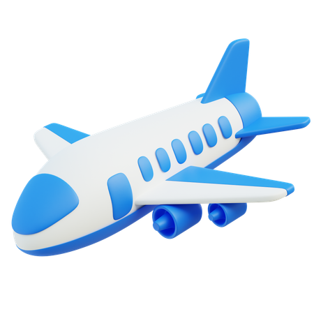 Avião  3D Icon