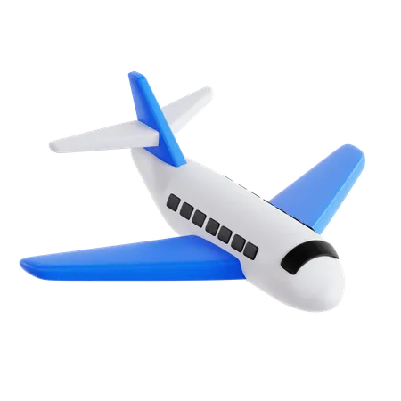 Avião  3D Icon