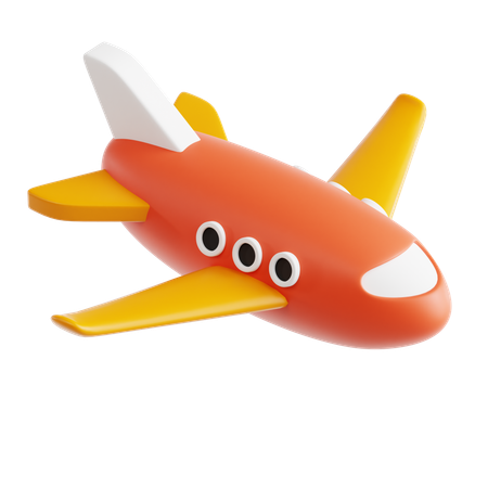 Avião  3D Icon